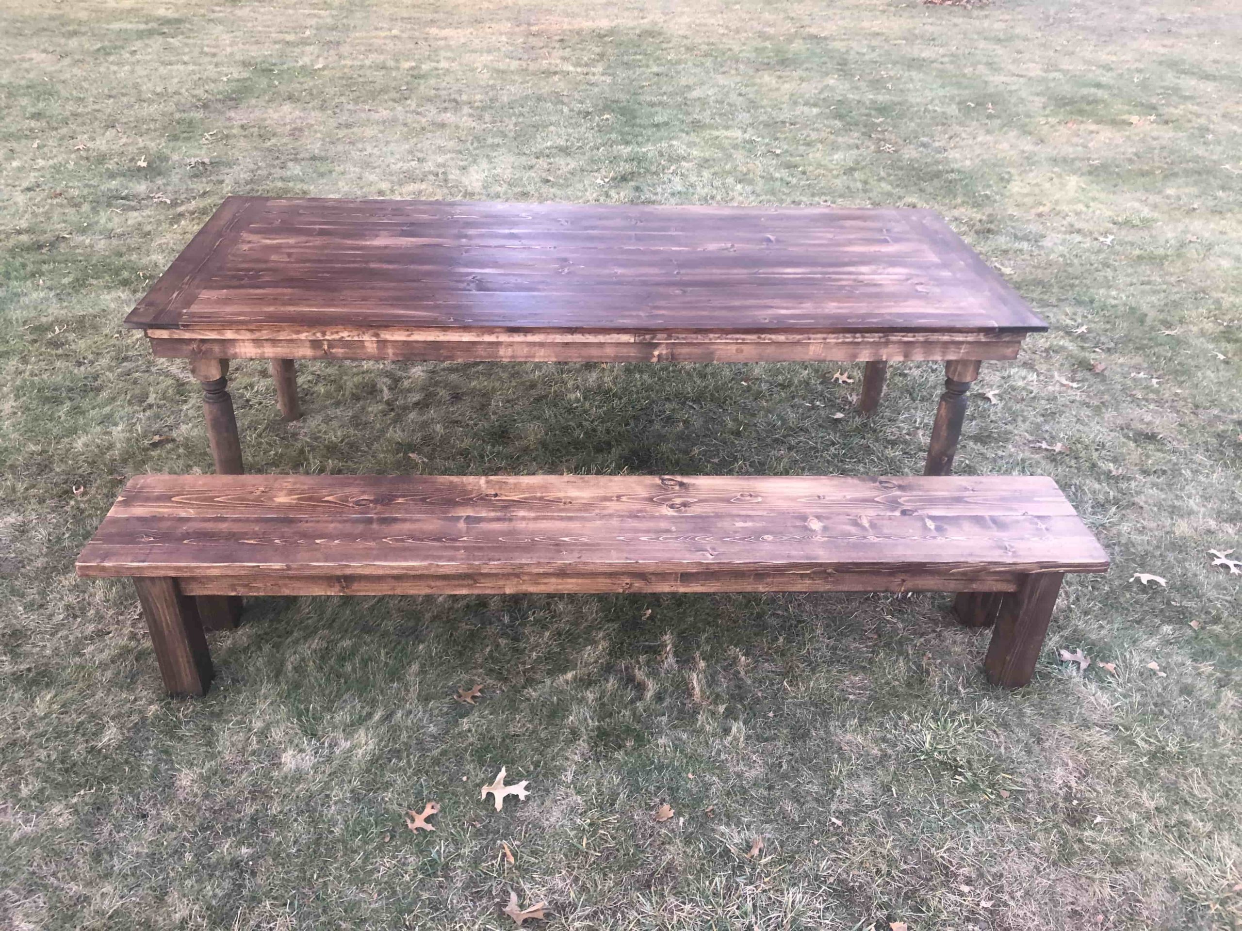 Farmhouse Table Bundle Vicars Built Rentals