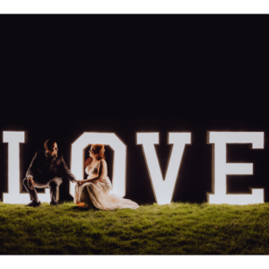 Giant LOVE Letters