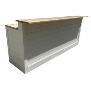 White Shiplap Bar