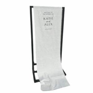 Onyx Linen Sign Holder