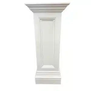 Ivory Floral Pedestal Set