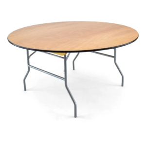 60″ Round Folding Table